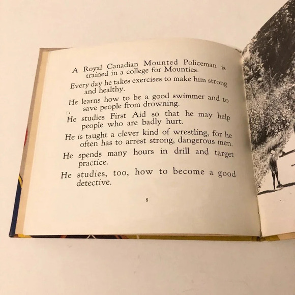 Vtg 1960  The Mountie Canadians All Book by Madeline Young - Picture 12 of 16